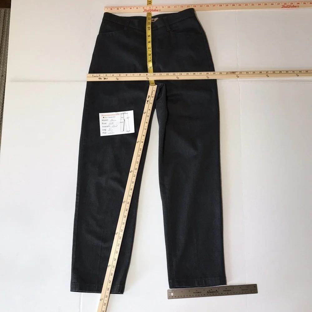 LEE—Women’s Charcoal Gray Heavy Cotton Blend Trousers—8 M